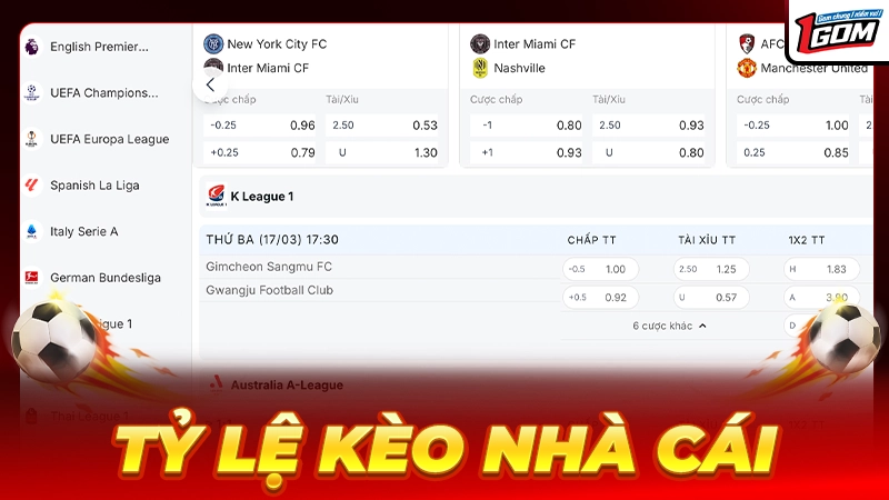Cập nhật tỷ lệ nhà cái thời gian thực